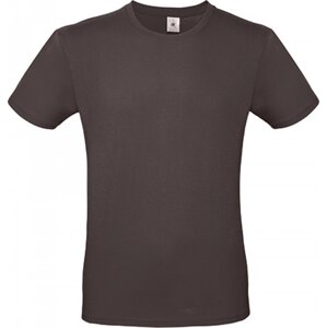 B&C Základní pánské bavlněné tričko BC ve střední gramáži Barva: Hnědá, Velikost: 3XL BCTU01T