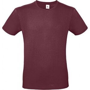 B&C Základní pánské bavlněné tričko BC ve střední gramáži Barva: Červená vínová, Velikost: XXL BCTU01T