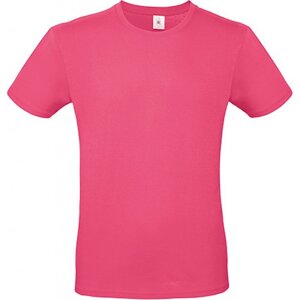 B&C Základní pánské bavlněné tričko BC ve střední gramáži Barva: Růžová fuchsiová, Velikost: 3XL BCTU01T