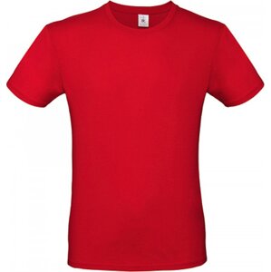 B&C Základní pánské bavlněné tričko BC ve střední gramáži Barva: Červená, Velikost: 3XL BCTU01T