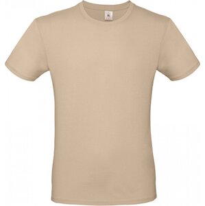 B&C Základní pánské bavlněné tričko BC ve střední gramáži Barva: Písková, Velikost: 3XL BCTU01T