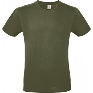 B&C Základní pánské bavlněné tričko BC ve střední gramáži Barva: khaki tmavá, Velikost: 3XL BCTU01T