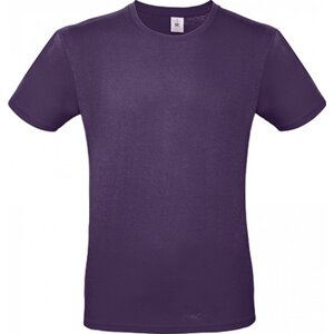 B&C Základní pánské bavlněné tričko BC ve střední gramáži Barva: fialová tmavá, Velikost: 3XL BCTU01T