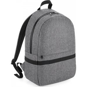 BagBase Modulr™ 20 Litre Backpack Barva: šedá melír, Velikost: 33 x 47 x 18 cm BG240
