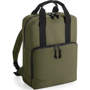 BagBase Tepelně izolovaný batoh do ruky 13 litrů Barva: zelená vojenská, Velikost: 40 x 30 x 14 cm BG287
