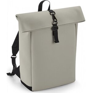 BagBase Minimalistický batoh v matném provedení z recyklovaného polysteru 15 litrů Barva: Hnědá, Velikost: 28 x 43 x 13 cm BG335