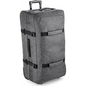 BagBase Cestovní check-in zavazadlo s kolečkama do kabiny letadla  42 x 81 x 36 cm Barva: šedá melír, Velikost: 42 x 81 x 36 cm BG483