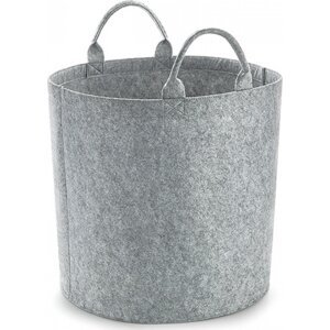 BagBase Plstěnný košík Barva: šedá melange, Velikost: M (40 x 40 cm) BG728