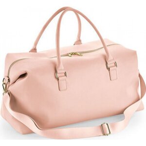 BagBase Cestovní koženková taška Weekender Boutique 53 x 26 x 24 cm Barva: růžová měkká, Velikost: 53 x 26 x 24 cm BG760