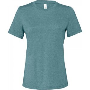 Bella+Canvas Dámské směsové tričko Relaxed s kulatým výstřihem Barva: petrolejová, Velikost: XL BL6400CVC