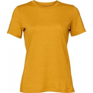 Bella+Canvas Dámské směsové tričko Relaxed s kulatým výstřihem Barva: hořčicová, Velikost: L BL6400CVC