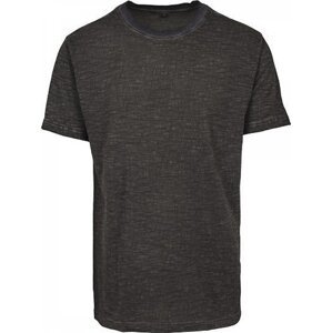 Build Your Brand Pánské bavlněné tričko sprejového designu Dye Tee Barva: Darkgrey (Spray Dye), Velikost: L BY072