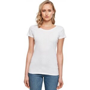 Lehčí přiléhavé dámské tričko Build Your Brand Barva: Bílá, Velikost: 3XL BY086
