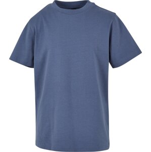 Build Your Brand Teplé dětské tričko ve zúženém a prodlouženém střihu 200 g/m Barva: modrá vintage, Velikost: 122/128 BY116