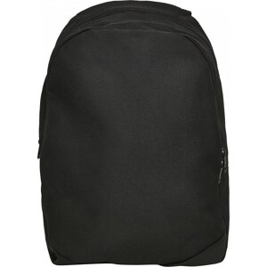 Build Your Brand Minimalistický černý batoh se dvěma komorami Barva: Černá, Velikost: 45 x 32 x 18 cm BY126