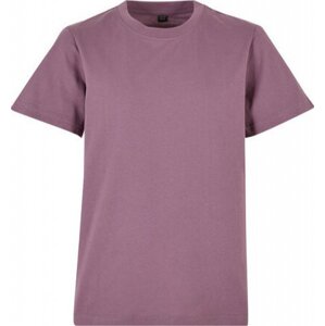 Build Your Brand Dětské tričko Basic ve zúženém a mírně prodlouženém střihu 160 g/m Barva: fialová švestková, Velikost: 110/116 BY158