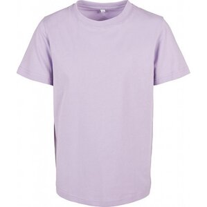 Build Your Brand Dětské tričko Basic ve zúženém a mírně prodlouženém střihu 160 g/m Barva: růžová lila, Velikost: 110/116 BY158