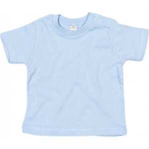 Babybugz Dětské tričko z organické bavlny s patentky na rameni Barva: Dusty Blue, Velikost: 0-3 měsíců BZ02