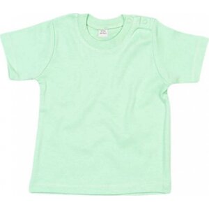 Babybugz Dětské tričko z organické bavlny s patentky na rameni Barva: Mint, Velikost: 0-3 měsíců BZ02