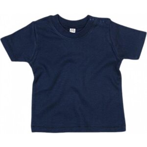 Babybugz Dětské tričko z organické bavlny s patentky na rameni Barva: Nautical Navy, Velikost: 0-3 měsíců BZ02