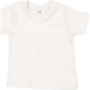 Babybugz Dětské tričko z organické bavlny s patentky na rameni Barva: Organic Natural, Velikost: 6-12 měsíců BZ02