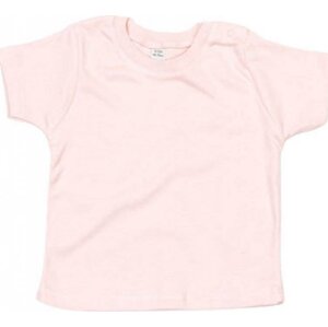 Babybugz Dětské tričko z organické bavlny s patentky na rameni Barva: Powder Pink, Velikost: 0-3 měsíců BZ02