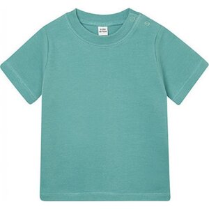 Babybugz Dětské tričko z organické bavlny s patentky na rameni Barva: Zelená, Velikost: 0-3 měsíců BZ02