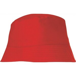 Printwear Měkký bavlněný klobouček proti slunci Barva: Červená C150