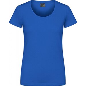 EXCD by Promodoro Žensky vypasované pracovní tričko se zdvojenými švy ideální na výšivku Barva: modrá kobaltová, Velikost: 3XL CD3075