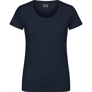 EXCD by Promodoro Žensky vypasované pracovní tričko se zdvojenými švy ideální na výšivku Barva: Modrá námořní tmavá, Velikost: 3XL CD3075