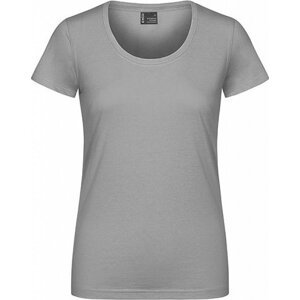 EXCD by Promodoro Žensky vypasované pracovní tričko se zdvojenými švy ideální na výšivku Barva: šedá světlá, Velikost: 3XL CD3075