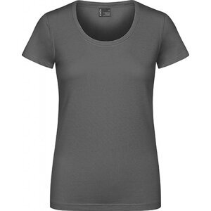 EXCD by Promodoro Žensky vypasované pracovní tričko se zdvojenými švy ideální na výšivku Barva: Šedá, Velikost: XL CD3075