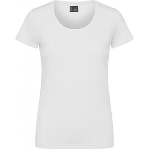EXCD by Promodoro Žensky vypasované pracovní tričko se zdvojenými švy ideální na výšivku Barva: Bílá, Velikost: 3XL CD3075