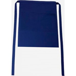 CG Workwear Gastro zástěra Roma s kapsami odolná proti pomačkání 50 x 78 cm Barva: modrá námořní, Velikost: 50 x 78 cm CGW1262