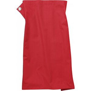 CG Workwear Klasická číšnická zástěra Pizzone se 2 očky Barva: Červená, Velikost: 80 x 71 cm CGW128