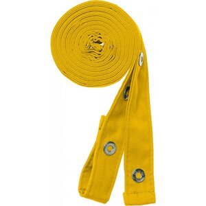 CG Workwear Pásky pro číšnické zástěry Pizzone o délce 130 cm a šířce 2,5 cm Barva: Žlutá, Velikost: 130 cm CGW42128