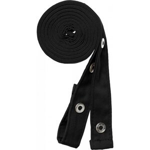 CG Workwear Sada pásků pro zástěry o délce 230 cm a šířce 2,5 cm Barva: Černá, Velikost: 230 cm CGW42141