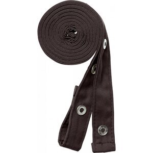 CG Workwear Sada pásků pro zástěry o délce 230 cm a šířce 2,5 cm Barva: Hnědá čokoládová, Velikost: 230 cm CGW42141