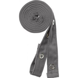 CG Workwear Sada pásků pro zástěry o délce 230 cm a šířce 2,5 cm Barva: šedá střední, Velikost: 230 cm CGW42141
