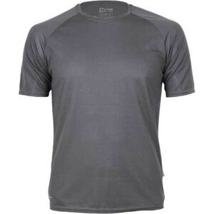 Cona Sports Raglánové rychleschnoucí tričko na běhání z lehkého mikropolyesteru Barva: šedá tmavá, Velikost: L CN100