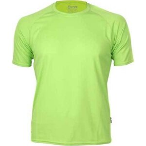 Cona Sports Raglánové rychleschnoucí tričko na běhání z lehkého mikropolyesteru Barva: Zelená jablková, Velikost: L CN100