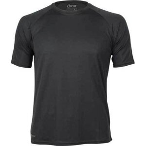 Cona Sports Raglánové rychleschnoucí tričko na běhání z lehkého mikropolyesteru Barva: Černá, Velikost: 3XL CN100