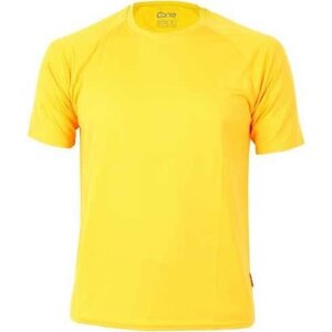Cona Sports Raglánové rychleschnoucí tričko na běhání z lehkého mikropolyesteru Barva: žlutá zlatá, Velikost: 3XL CN100