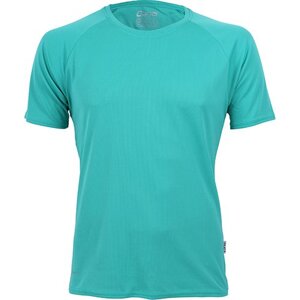 Cona Sports Raglánové rychleschnoucí tričko na běhání z lehkého mikropolyesteru Barva: modrozelená, Velikost: M CN100