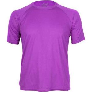 Cona Sports Raglánové rychleschnoucí tričko na běhání z lehkého mikropolyesteru Barva: Fialová, Velikost: L CN100