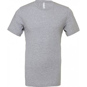 Canvas Unisex melírové tričko ze směsového materiálu Barva: šedá světlá, Velikost: L CV3001CVC