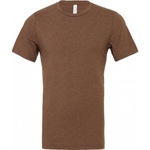 Canvas Unisex melírové tričko ze směsového materiálu Barva: hnědá zemitá, Velikost: XL CV3001CVC