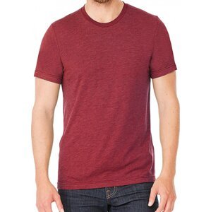Canvas Unisex melírové tričko ze směsového materiálu Barva: červená kardinální, Velikost: L CV3001CVC