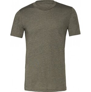 Canvas Unisex melírové tričko ze směsového materiálu Barva: zelená vojenská, Velikost: S CV3001CVC