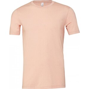 Canvas Unisex melírové tričko ze směsového materiálu Barva: broskvová, Velikost: XL CV3001CVC